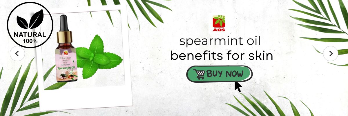 Spearmint oil benefits for skin