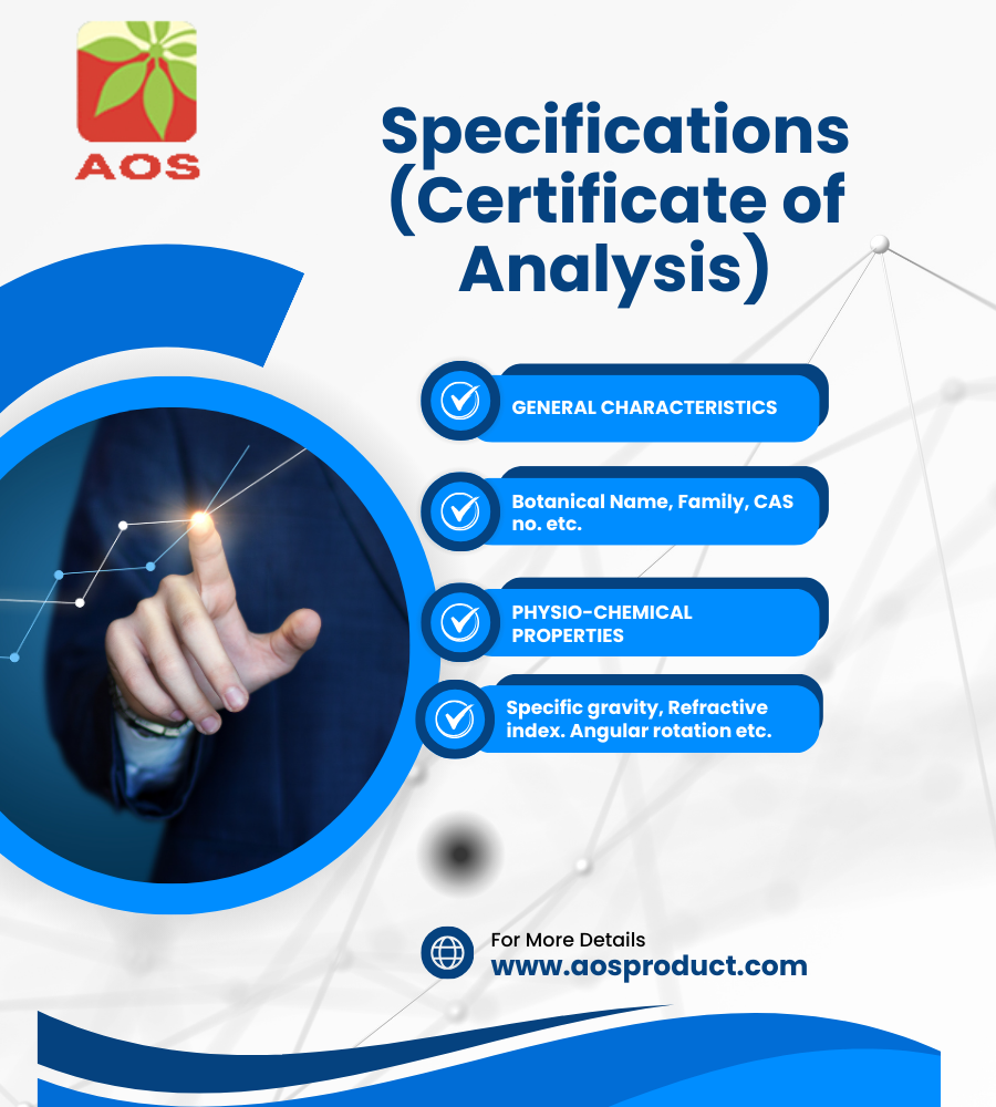 Menthol Crystals Specifications